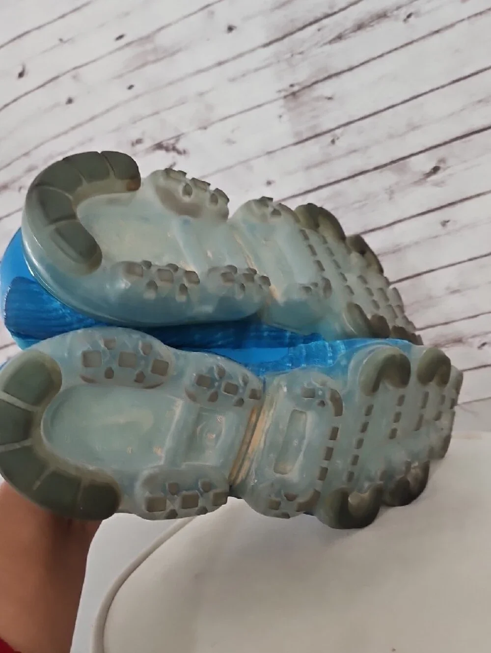 Nike Flyknit VaporMax Sneakers - Cyan Blue